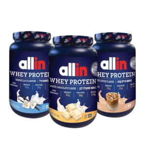 שלישיית אבקת חלבון אולאין 759 גרם | Allin Whey Small