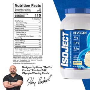 אבקת חלבון איזולייט איבוג׳ן | Evogen IsoJect Whey