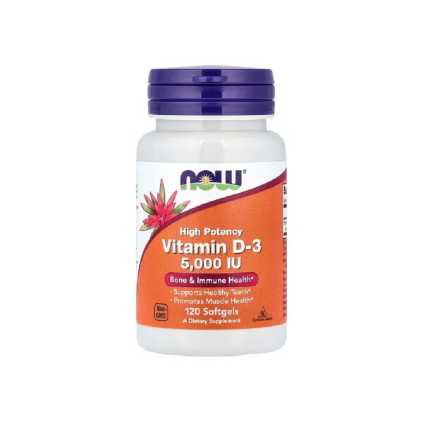 ויטמין די - Vitmamin D-3 NOW