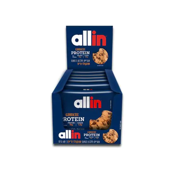 חטיף עוגיית חלבון אולאין - Allin Protein Cookie