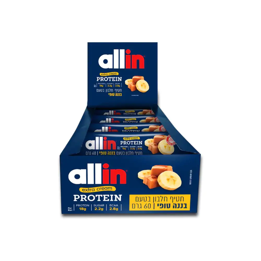חטיף חלבון אול אין אקסטרה קרם - Allin Extra Cream