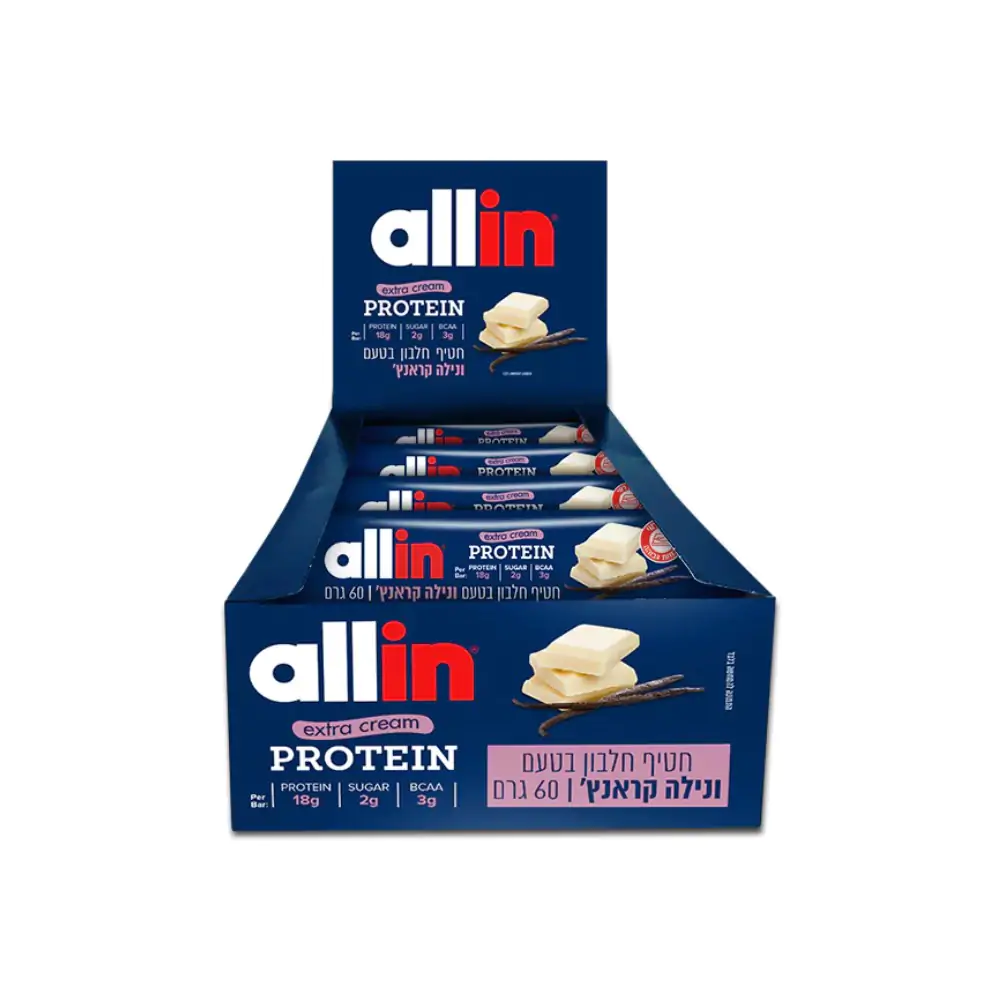 חטיף חלבון אול אין אקסטרה קרם - Allin Extra Cream
