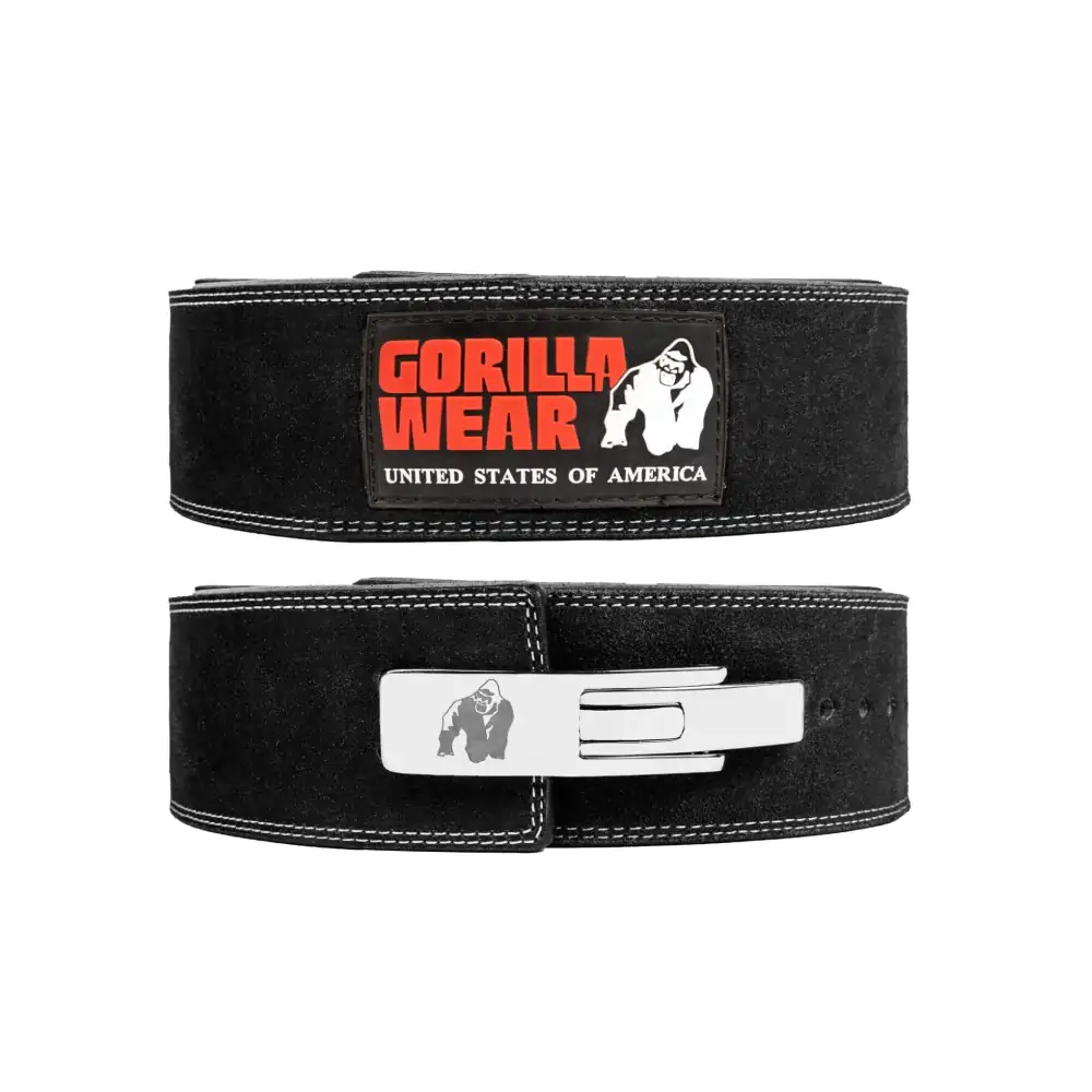 חגורה מעור מקצועית - Gorilla Wear 4 Inch Leather Lever