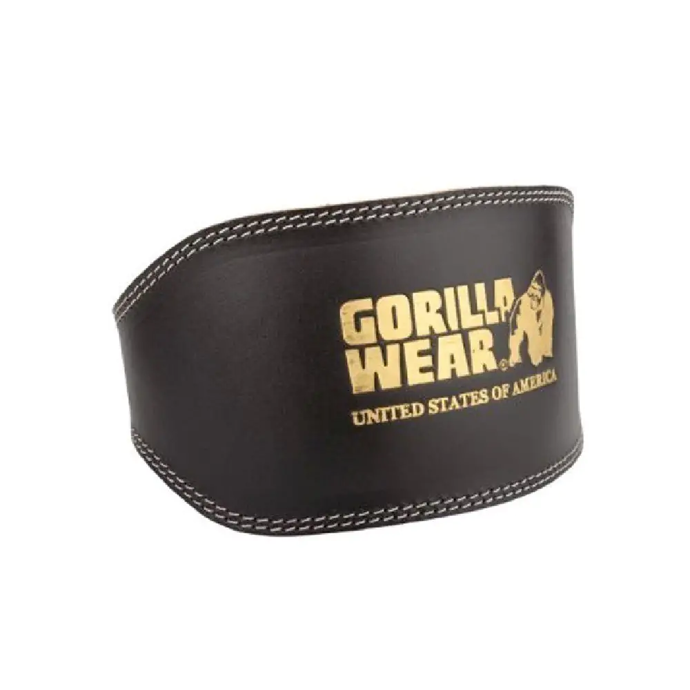 חגורה מעור גורילה וואר - Gorilla Wear Papped 6 inch