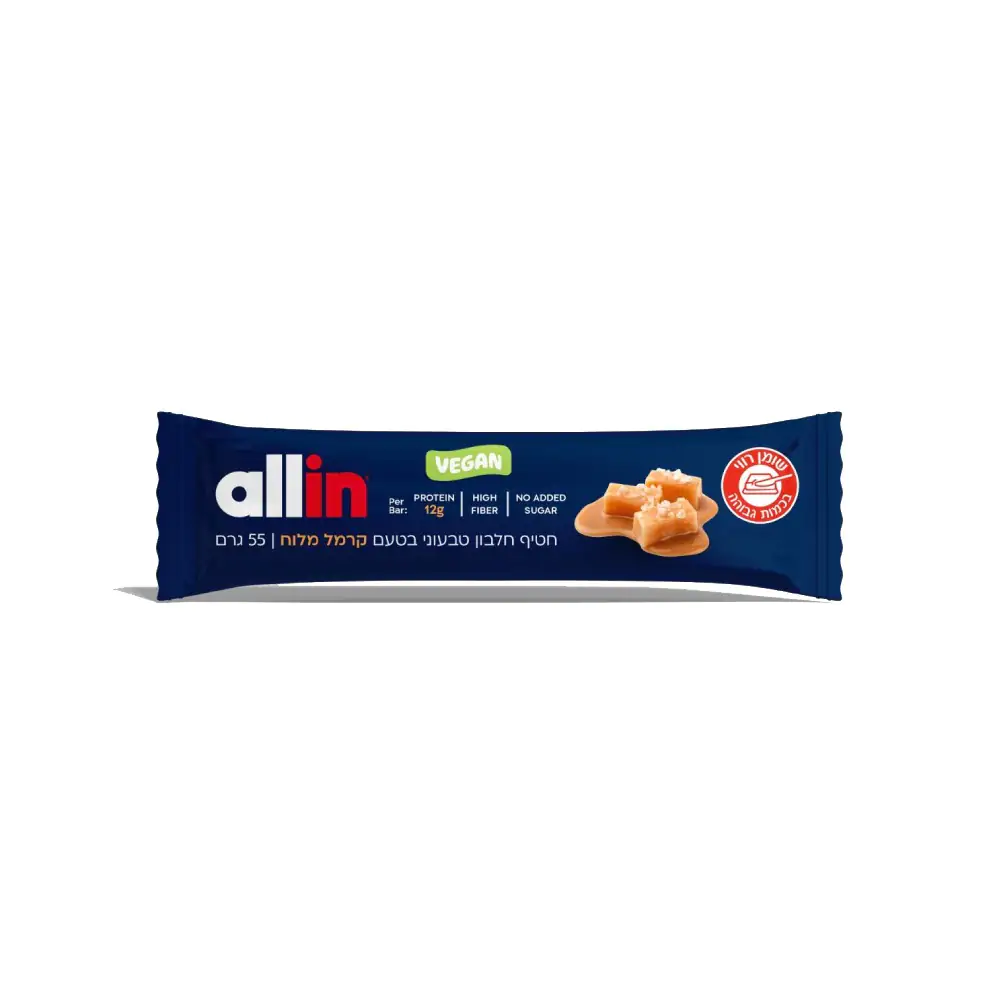 חטיף חלבון טבעוני אולאין - Allin Vegan Protein Bar