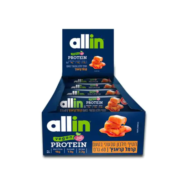 חטיף חלבון טבעוני אול אין - Allin Vegan Protein Bar