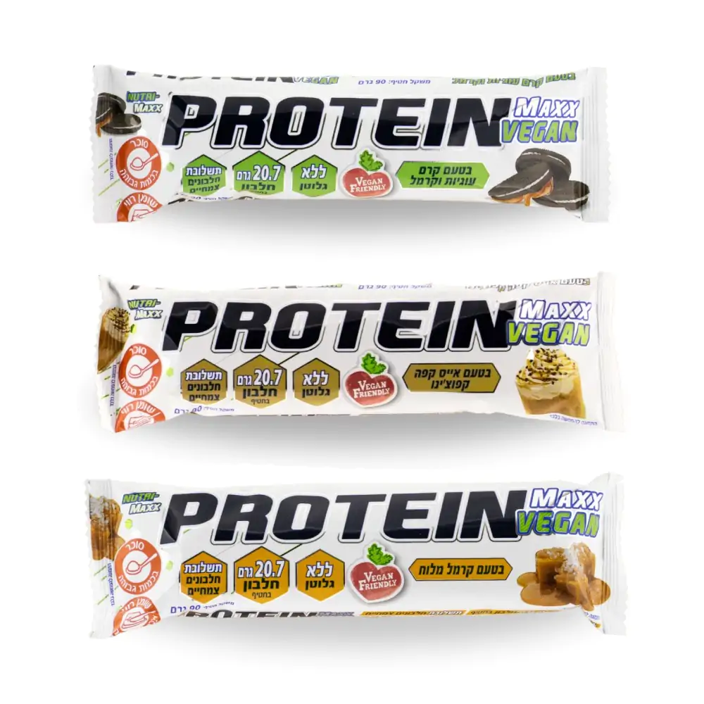 חטיף חלבון פרוטאין מקס טבעוני - Protein Maxx Bar Vegan