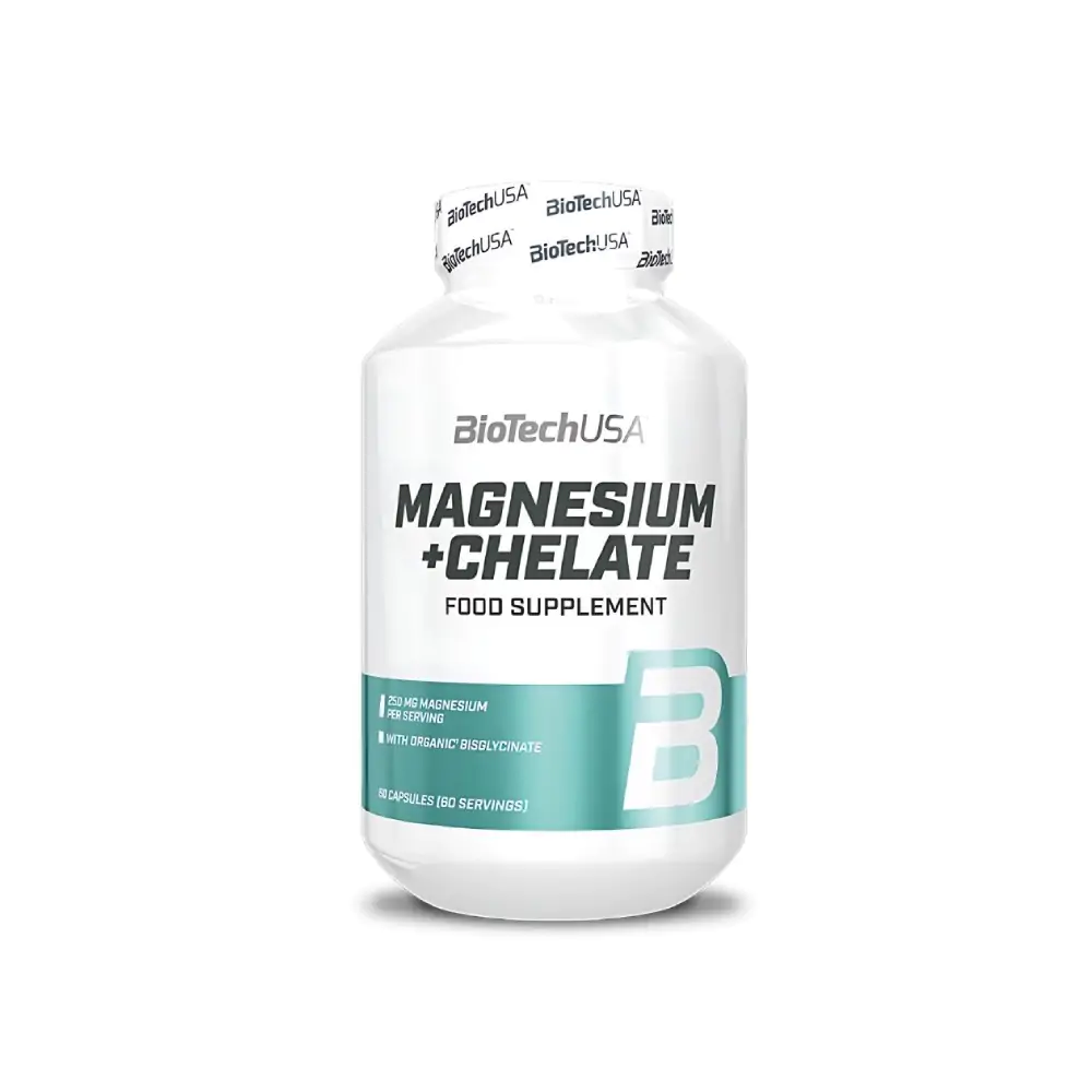 מגנזיום ציטארט קלאט ביוטק - BiotechUSA Magnesium + Chelate