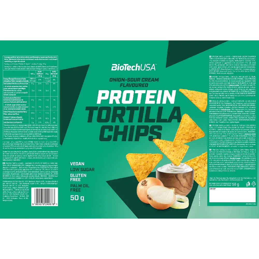 צ’יפס חלבון אפוי ביוטק - Tortilla Chips Protein
