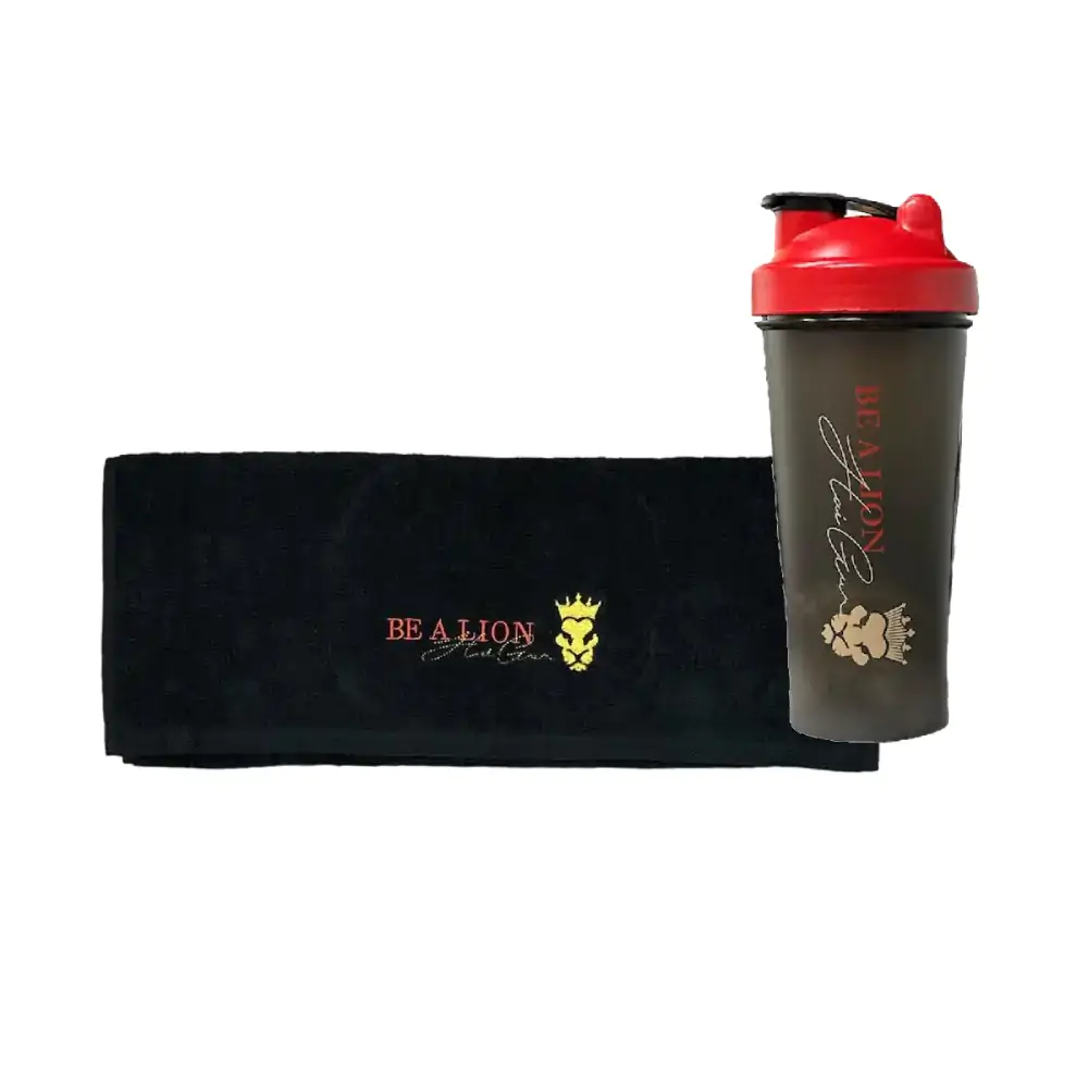 שייקר + מגבת אימון - בי א ליון