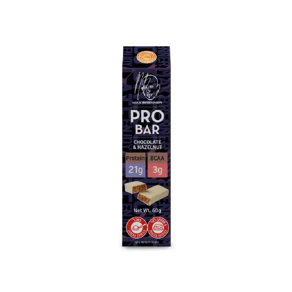 חטיפי חלבון מקס ברנר - Max Brenner Pro Bar