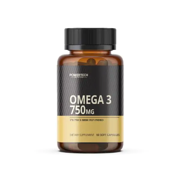 אומגה 3 750 מ׳׳ג פאוורטק - Omega 3 PowerTech